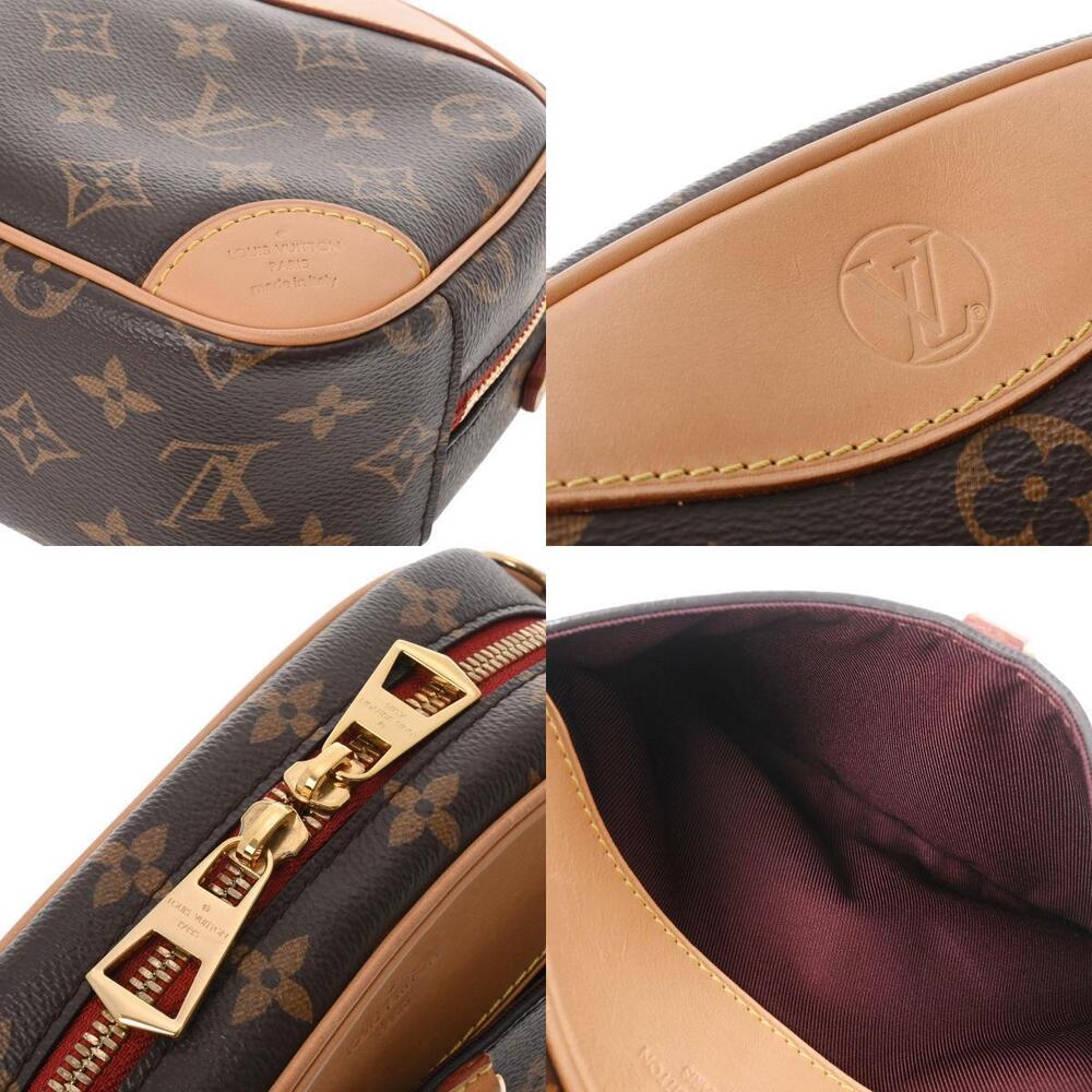 LOUIS VUITTON Monogram Deauville Brown Canvas Shoulder Bag - Picture 10 of 11